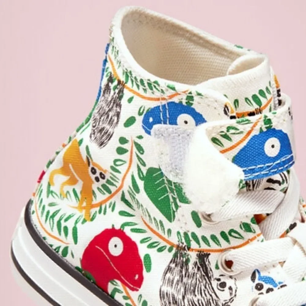 Little Kid Chuck Taylor All Star Multicolored Animals Sneakers Shoes Size 3
